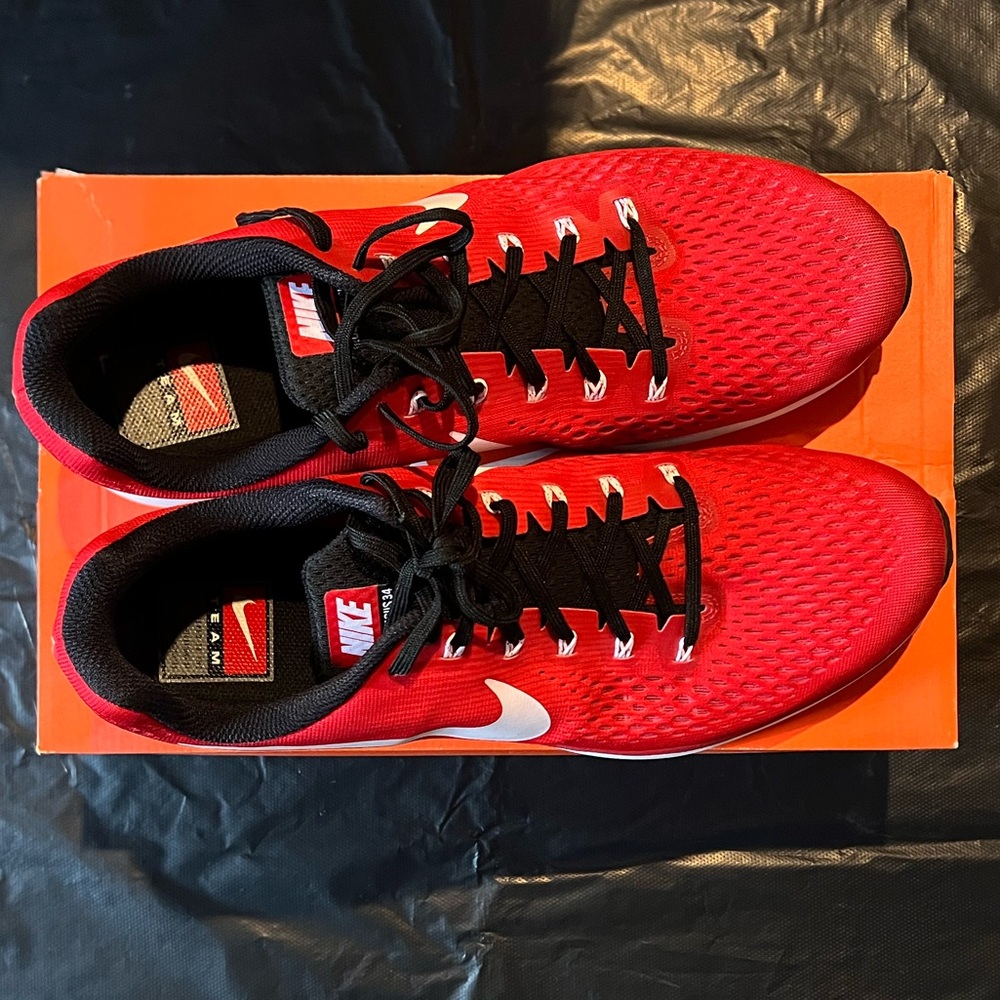 Nike Air Zoom Pegasus Red and Black Athletic Sneakers SZ 15